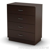 South Shore Logik Collection 4-Drawer Chest Chocolate - B004JMZGG8