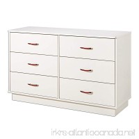 South Shore Logik Collection Double Dresser  Pure White - B001JJBG40