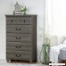 South Shore Noble 5-Drawer Chest Gray Maple - B01IF126F2