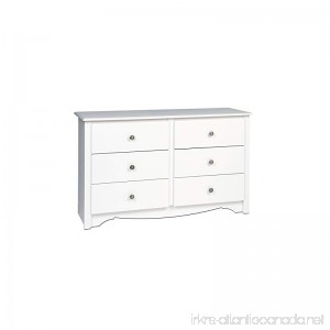 White Monterey Children’s 6 Drawer Dresser - B001KW0CCS