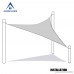 Alion Home Waterproof Woven Sun Shade Sail - Forest Green (9 ft 10 Triangular) - B01FTIV23Q