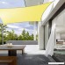 Coarbor Waterproof 10'x13' Sun Shade Sail Canopy Customized Rectangle Polyester for Pergola Carport Awning Patio Yard UV Block- Make to Order-Light Grey - B079QXR9J5