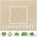 ColourTree 12' x 12' x 12' Beige Sun Shade Sail Triangle Canopy Awning Shelter Fabric Cloth Screen – UV & Water Resistant Heavy Duty Commercial Grade Outdoor Patio Carport (Custom - B07194Y3T4