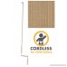 Coolaroo Exterior Cordless Roller Shade 8ft by 6ft Almond - B00IWMLEI0