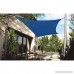 DOEWORKS Rectangle 13' X 20' Sun Shade Sail UV Block for Outdoor Patio Garden Facility and Activities Blue - B0779PSX71