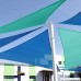 E&K Sunrise 16' x 16' x 23' Right Triangle Sun Shade Sail Shade Fabric Cover Backyard Deck Sail Canopy UV Block - Turquoise Green - B076FLBP34
