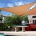 MorisMos Sun Shade Sail Triangle Canopy Patio Lawn Awning UV Block Fabric Durable Shelter for Garden Beach Backyard (16'x16'x16' Triangle) - B07D33XS1W