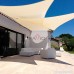 Patio Paradise 12'x12'x17' Beige Sun Shade Sail Right Triangle Canopy - Permeable UV Block Fabric Durable Patio Outdoor - Customized Available - B01N0XV0BQ