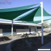 Patio Paradise 24'x 24' x 24' Strengthen Large Sun Shade Sail Reinforced by Steel Wire- Turquoise Green Triangle Heavy Duty Permeable UV Block Fabric Durable Patio Outdoor Garden Backyard - B0741R5W15