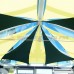Windscreen4less Terylene Waterproof Sun Shade Sail UV Blocker Triangle Sunshade Patio Canopy Sail 16' x 16' x 22.6' in Color Canary Yellow - B073XCWPFY