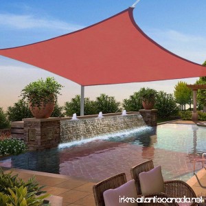 Yescom 12x12' Square Sun Shade Sail Top Outdoor Canopy Patio Cover Red - B00XVNJEIW