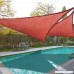 Yescom 2x 11.5' Triangle Sun Shade Sail Patio Deck Beach Garden Yard Outdoor Canopy Cover UV Blocking (Dark Red) - B00OUNNT74