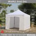 ABCCANOPY (18+colors) 8ft by 8ft Ez Pop up Canopy Tent Commercial Instant Gazebos with 4 Removable Sides and Roller Bag and 4x Weight Bag (white) - B014H23DCI