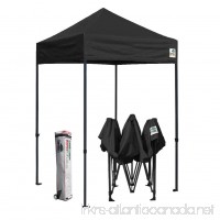 Eurmax 5 x 5 Ez Pop up Tent  Outdoor Patio Instant Canopy  with Deluxe Roller Bag (Black) - B00F86PRTU