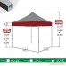 Eurmax Basic 10x10 EZ Pop Up Canopy Tent Entry Commercial Level with Roller Bag (Red) - B00FF34A9O