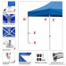 Eurmax Premium 10x15 Pop up Canopy Instant Outdoor Party Tent Shade Gazebo w/4 Removable Enclosure Zipper End Sidewalls Walls +Roller Bag… - B00FYLOTPW