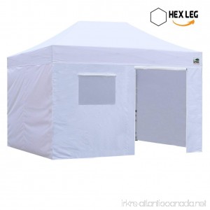 Eurmax Premium 10x15 Pop up Canopy Instant Outdoor Party Tent Shade Gazebo w/4 Removable Enclosure Zipper End Sidewalls Walls +Roller Bag… - B00FYLOTPW