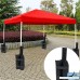 Just Relax UNIVERSAL 4-PIECE HEAVY DUTY WEIGHT BAGS SET by 1400 Denier Polyester with PVC Coating Fabric Great for Canopy Tents Gazebos Outdoor Event Holds 40 Pounds Includes Metal Stakes Black - B07CX5BS4F