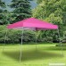 Outdoor Basic 8 x 8 Ft Canopies 10 x 10 Ft Base Slant Legs Pop up Canopy Tent For Camping Party Pink - B079SLGY8B