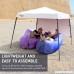 Portable Backpack Tent - 7'x7' Base with 6'x6' Awning Top - Lightweight for Hiking Camping Beach Sports Baby Tent and Family Outings - Pop Up Canopy - B01M66BISZ