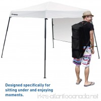 Portable Backpack Tent - 7'x7' Base with 6'x6' Awning Top - Lightweight for Hiking  Camping  Beach  Sports  Baby Tent and Family Outings - Pop Up Canopy - B01M66BISZ