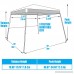 Quictent 10x10 Feet EZ Pop Up Canopy Tent Instant Beach Canopy 100% Waterproof-3 Colors - B07BHD5FP1