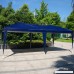Z ZTDM 10' x 20' Blue Easy POP up Wedding Event Party Tent Folding Gazebos Beach Canopy Screen Sun Shelters Houses with Carrying Bag - B072NCNGPY