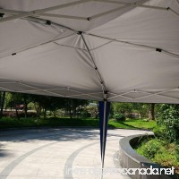 Z ZTDM 10' x 20' Blue Easy POP up Wedding Event Party Tent Folding Gazebos Beach Canopy Screen Sun Shelters Houses with Carrying Bag - B072NCNGPY