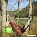 BOS Portable Single Camping Hammock - Lightweight Polycotton Outdoor Hammock for Backpacking Hiking Travel Beach Patio Yard - Colorful Stripes - B079Y86JRR