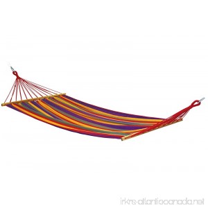 Byer of Maine Mauritius Hybrid Hammock Weather-Resistant EllTex Recycled Polyester/Cotton Blend Fabric Anti-Tipping Deep Pocket Design Extra Wide Single Size 130 L X 55 W Holds up to 330lbs - B000NHNK66