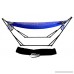 Fieldoor Double 9 Ft Blue Mesh Hammock Adjustable with Space Saving Steel Stand and Portable Carrying Case. - B07C964TYN