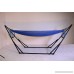Fieldoor Double 9 Ft Blue Mesh Hammock Adjustable with Space Saving Steel Stand and Portable Carrying Case. - B07C964TYN