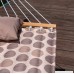 Lazy Daze Hammocks 55 Double Quilted Fabric Hammock Swing with Pillow (Romantic Coffee Bean) - B01LAR80C6