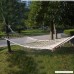 New Double 2 Person Universal Hammock Swing Bed Cotton Solid Wood Spreader Yard Garden Hanging - Great for Outdoors Patio Backyard [Beige/White] - B06W575CSV