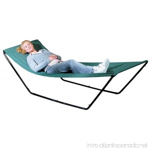 Portable Hammock – Space Saving Outdoor Foldable Free-Standing Hammock – Nylon Fabric with Steel Frame and Carrying Bag for Easy Travel - B00K0ZRRTM