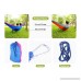 X-CAT NACATIN Folable Camping Hammock with 210T Parachute Fabric 118L X 78W Inch Double Hammocks 1500lbs/300KG Capacity (Blue and Purple) - B075NLDN4Z