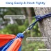 Z ZANMAX Double Hammock Portable Camping Hammock Outdoor Lightweight 300 x 200 cm Large Nylon Hammock with Tree Straps for Backpacking Camping Hiking Garden Beach - B07BY5YQ75