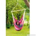 Byer of Maine Brazil Hanging Hammock Chair Indoors and Outdoors Recycled Cotton/Polyester Blend Canvas Handwoven Sorbet 68 L X 42 W Holds up to 240lbs - B009EMN1UQ
