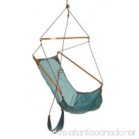 Byer of Maine Traveller Hanging Hammock Chair by  Indoors and Outdoors  Nylon Canvas  Ajustable  Lightweight  Teal  32" W x 50”H x 27”D  Holds up to 250lbs - B01EAQUN8S