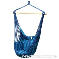 Fashine Splicing Color Hanging Rope Chair Tree Hammock Chair for Outdoor  Indoor  Backyard (US Stock) (Blue) - B07B92R7L5