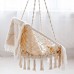 Hammock Chair Macrame Swing Hanging Chair for Reading/Leisure 330 Pound Capacity Perfect for Indoor/Outdoor Home Garden Deck Yard - B07BQ9SD2Y