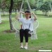 Hi Suyi Hanging Rope Hammock Lounger Chair Macrame Porch Swing for Indoor Outdoor Home Bedroom Patio Deck Yard Garden Include Hooks No Ceiling Mount Set By - B07DVG329P