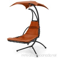 Palm kloset Hanging Chaise Lounger Chair Arc Stand Air Porch Swing Hammock Canopy (Orange) - B07G5TTR2S