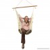 Sunnydaze Cotton Rope Hanging Hammock Chair Swing 48 Inch Wide Seat Max Weight: 330 Pounds - B00KWL8MTS