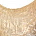 Sunnydaze Hanging Caribbean Extra Large Hammock Chair Soft-Spun Polyester Rope 40 Inch Wide Seat Max Weight: 300 Pounds Tan - B00OQPE9LG