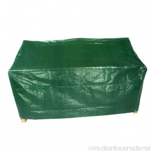 3 Seater Bench Green Garden Protection Waterproof Cover - B00VNUIMGU