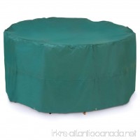ALEKO CPS043 Weather Resistant Table and Chair Set Patio Cover in Green - Large - B077K9CBW7