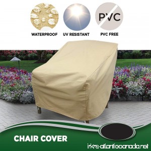 Allen Company Modern Leisure Outdoor Patio Chair Cover Waterproof Weatherproof Patio Chair Cover - B005IMZ87A