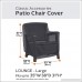 Classic Accessories 55-815-040401-00 Patio Lounge Chair Cover Black Large - B074T6KGVC