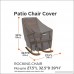 Classic Accessories Ravenna Patio Rocking Chair Cover - Premium Outdoor Furniture Cover with Durable and Water Resistant Fabric Medium (55-161-015101-EC) - B00D2VUT0U